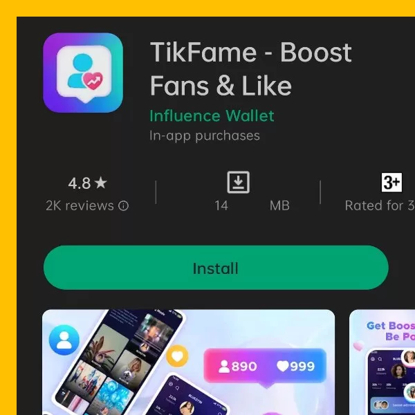 Ứng dụng Tikfame trên Google Play