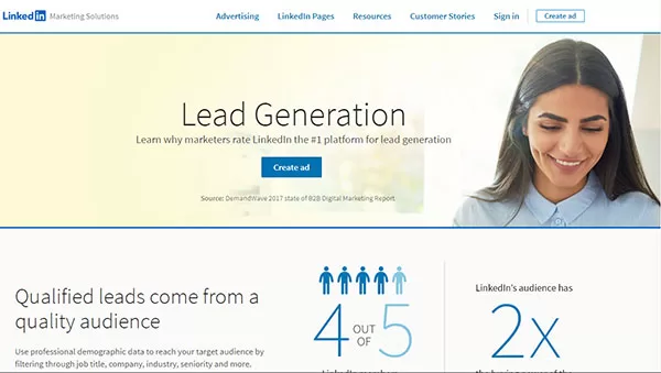 Linkedin Lead Ads là dịch vụ Pay Per Lead Marketing duy nhất tại Việt Nam