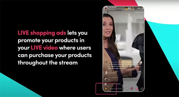 Trên Tiktok, Live Shopping Ads là gì?