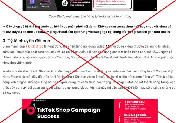 Sai lầm khi nói Tiktok Shop có tỷ lệ chuyển đổi cao