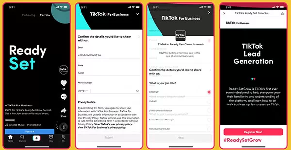 Tiktok Lead Generation Ads