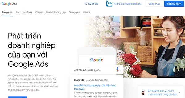 Trang chủ Google Ads