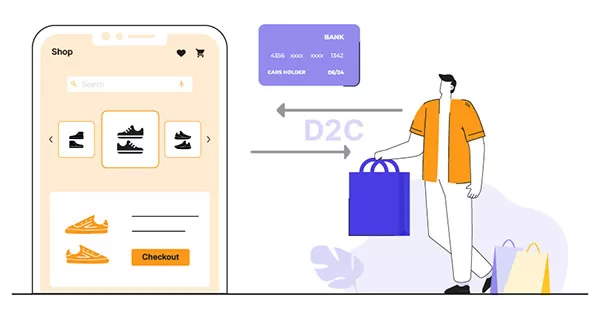 Mô hình bán hàng trực tiếp cho người tiêu dùng được gọi là D2C