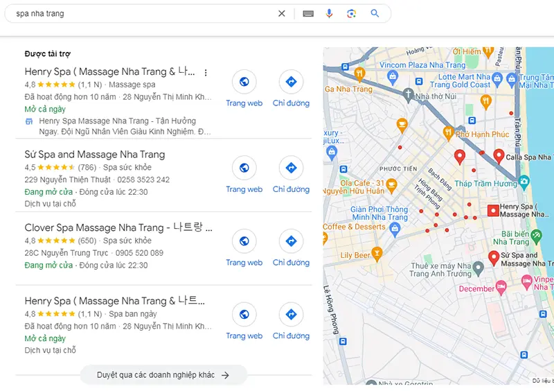 Khóa học Google Maps Marketing tại Nha Trang của Y Chóc