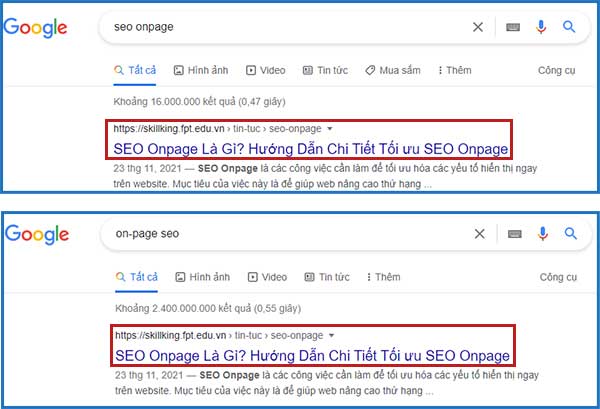 Nhồi nhét từ khóa chính xác là sai lầm phổ biến về On-page SEO | Ychoc.com