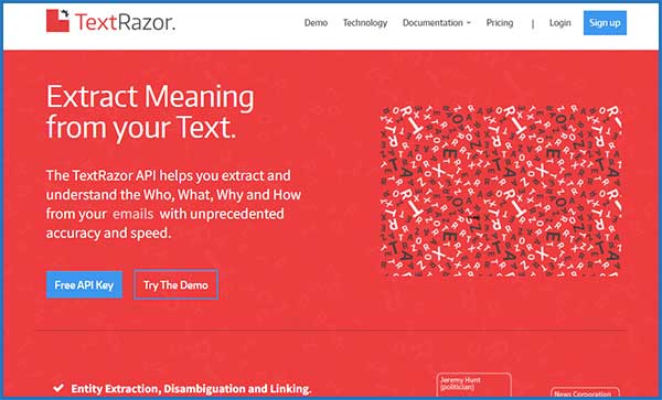 Công cụ hỗ trợ tìm từ khóa ngữ cảnh & từ đồng nghĩa bằng tiếng Anh - TextRazor | Ychoc.com