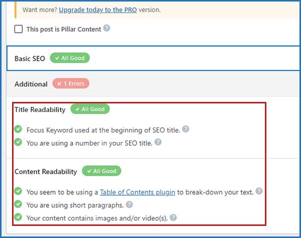 Tối ưu khả năng dễ đọc của văn bản (Readability) với Rank Math SEO | Ychoc.com