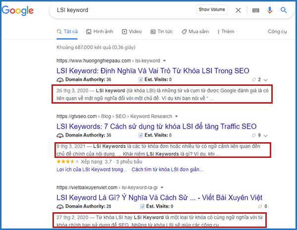 LSI keyword là một sai lầm về chiến thuật SEO phổ biến tại Việt Nam | Ychoc.com