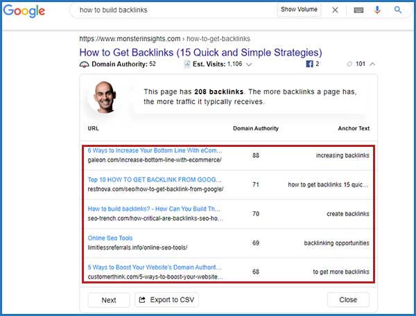 Top 1 Google với truy vấn "how to build backlinks" (làm thế nào để xây dựng backlink) | Ychoc.com