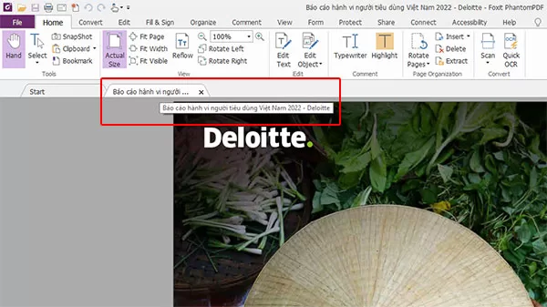 Tiêu đề PDF sau khi được thêm thành công