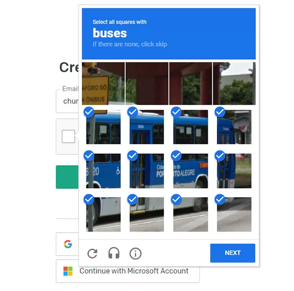 Xác minh reCAPTCHA