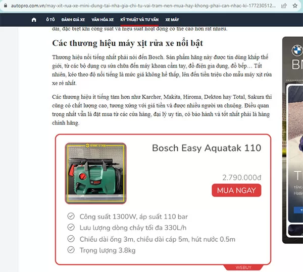 Một website nổi tiếng đang tham gia vào chương trình Shopee Affiliate Program