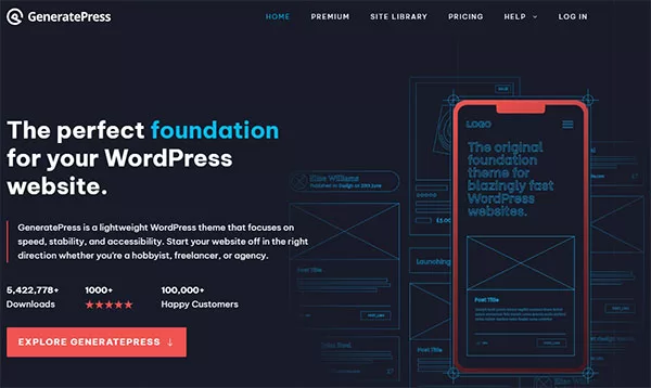 Giới thiệu theme GeneratePress