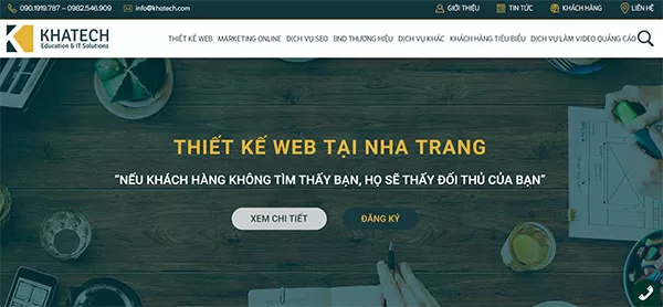 Công ty thiết kế website hàng đầu tại Nha Trang