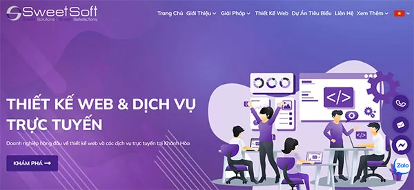 Dịch vụ thiết kế website uy tín giá rẻ tại Nha Trang