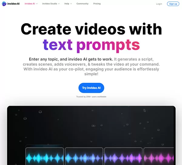 InVideo AI - Công cụ tạo video bằng AI miễn phí