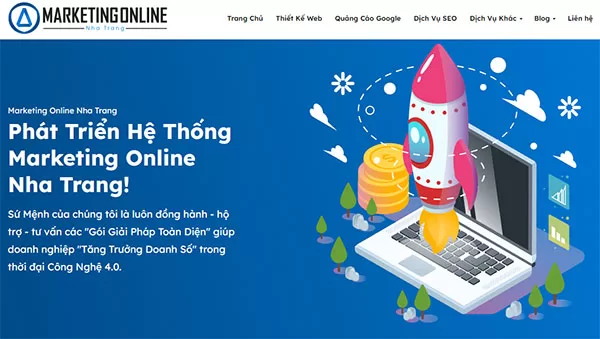 Website của Marketing Online Nha Trang